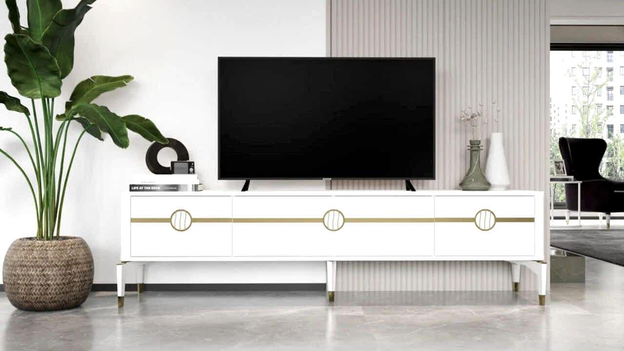 Geniş Salonlar İçin Uygun TV Ünitesi Modelleri