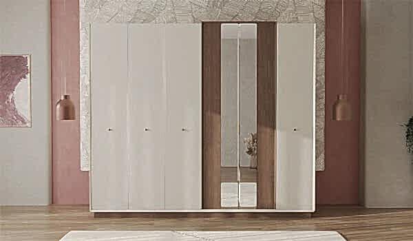 Linen 6 Kapaklı Gardırop
