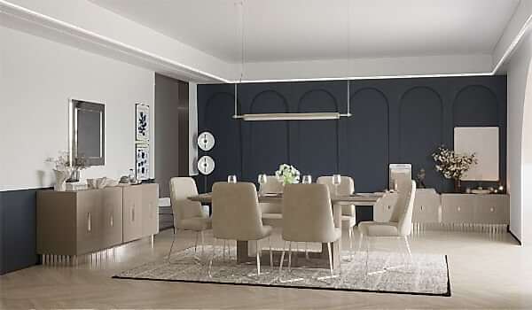 Bendis Silver Yemek Odası Takımı