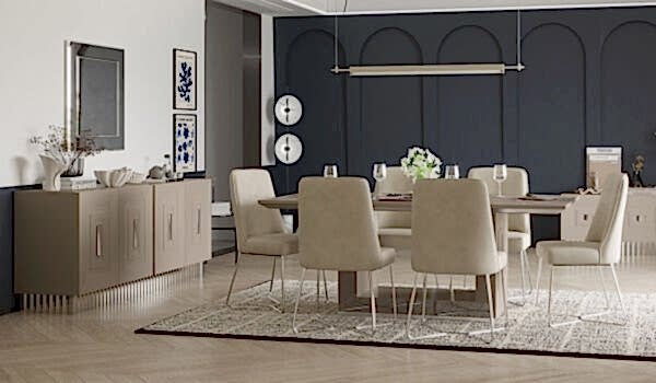 Bendis Silver Yemek Odası Takımı