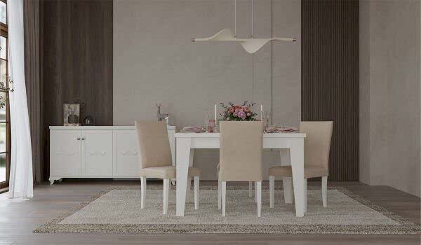 Bianco Yemek Odası Takımı