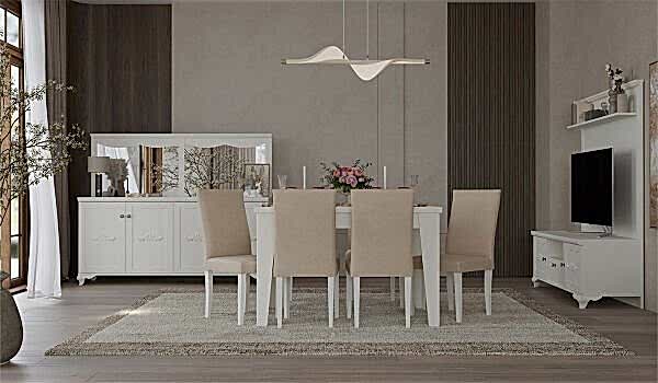 Bianco Yemek Odası Takımı