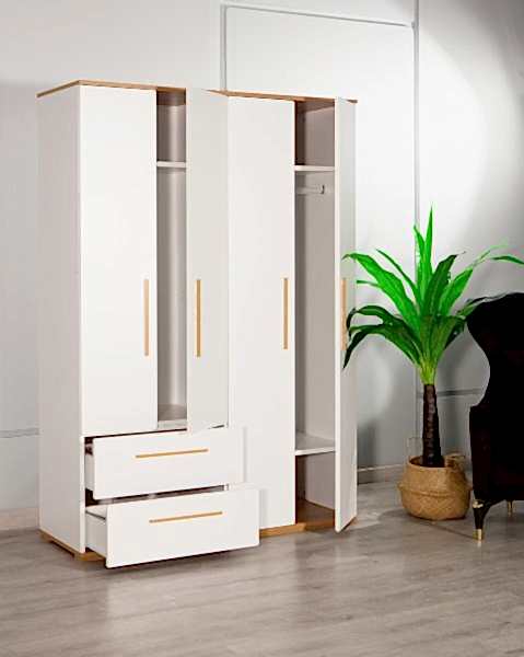 Eva 402 - 4 Kapaklı Gardırop